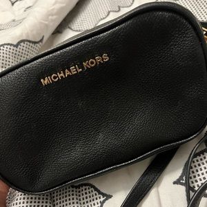 MK black crossbody purse